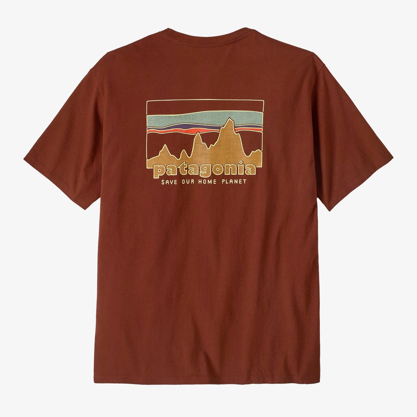 PATAGONIA - Men's '73 Skyline Organic T-Shirt - Dried Vanilla
