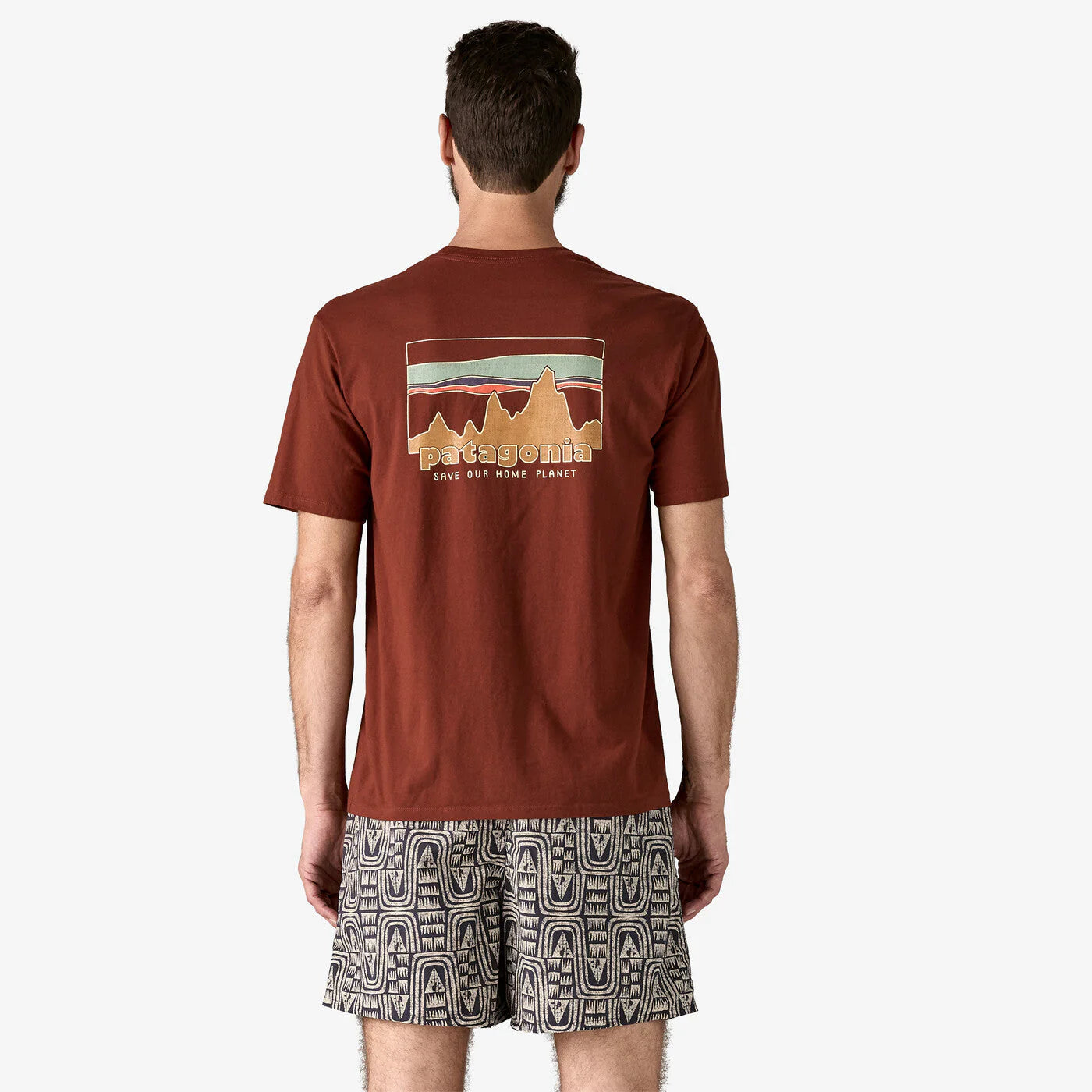 PATAGONIA - Men's '73 Skyline Organic T-Shirt - Dried Vanilla