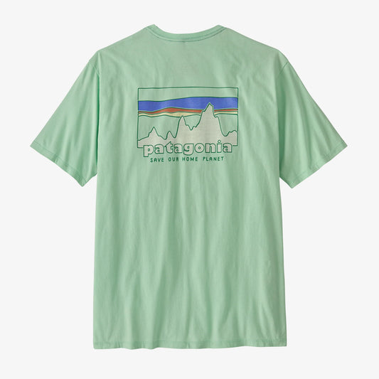 PATAGONIA - Men's '73 Skyline Organic T-Shirt - Rinsed Green