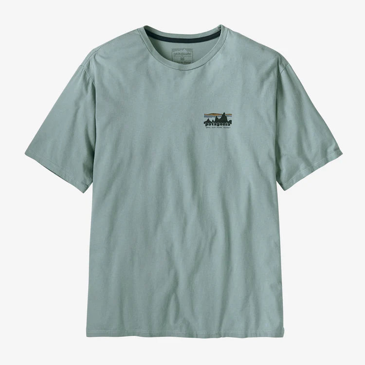 PATAGONIA - Men's '73 Skyline Organic T-Shirt - THERMAL BLUE