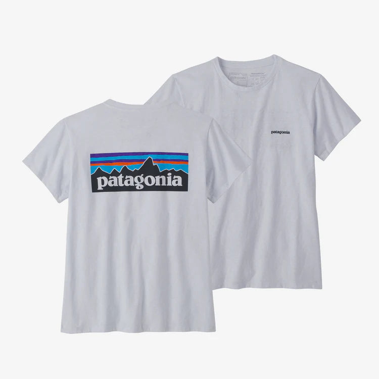 PATAGONIA - W's P-6 Logo Responsibiliti Tee - FIBRE WHITE