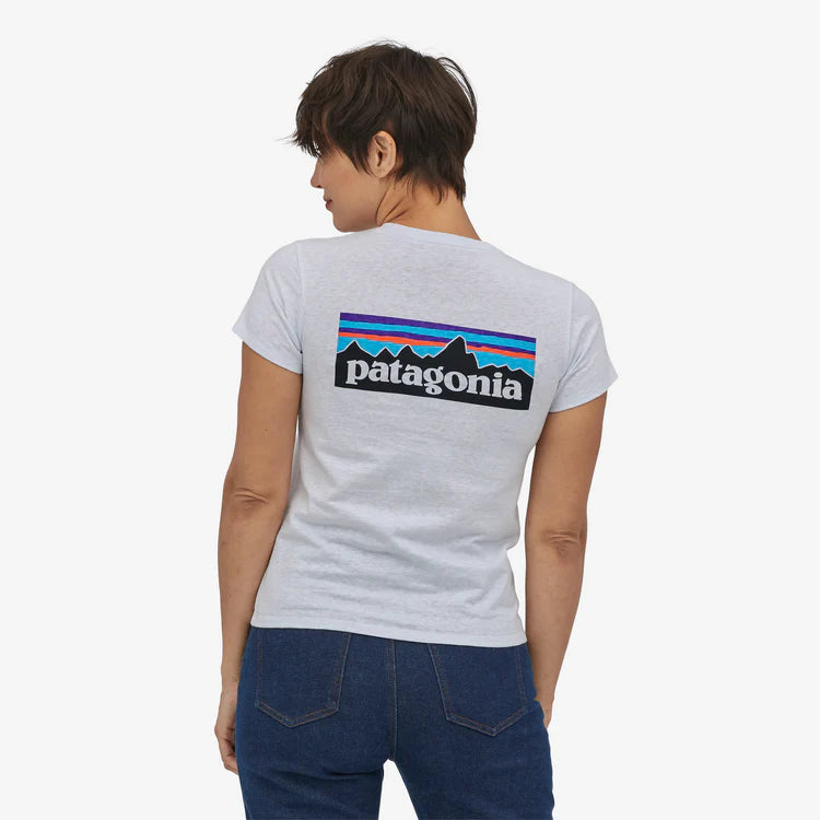 PATAGONIA - W's P-6 Logo Responsibiliti Tee - FIBRE WHITE