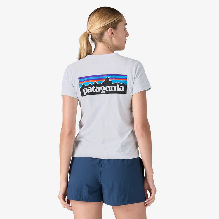 PATAGONIA - W's P-6 Logo Responsibiliti Tee - FIBRE WHITE