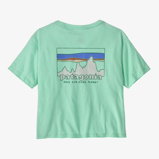 PATAGONIA - Women's '73 Skyline Easy-Cut Responsibili-Tee® - Rinsed Green