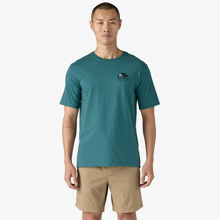 PATAGONIA - Men's Applied Imagination Organic T-Shirt- WETLAND BLUE