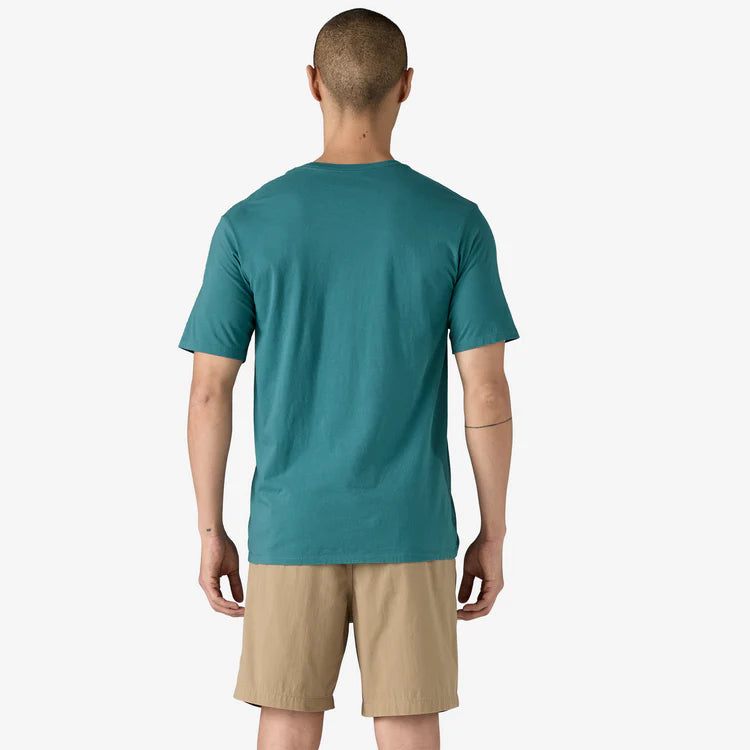 PATAGONIA - Men's Applied Imagination Organic T-Shirt- WETLAND BLUE