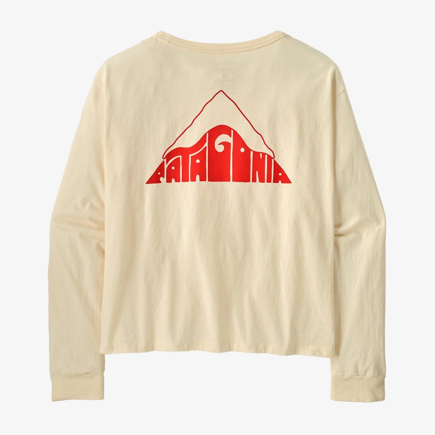 PATAGONIA - Women's Long-Sleeved Driftways Easy-Cut Organic T-Shirt - Undyed Natural