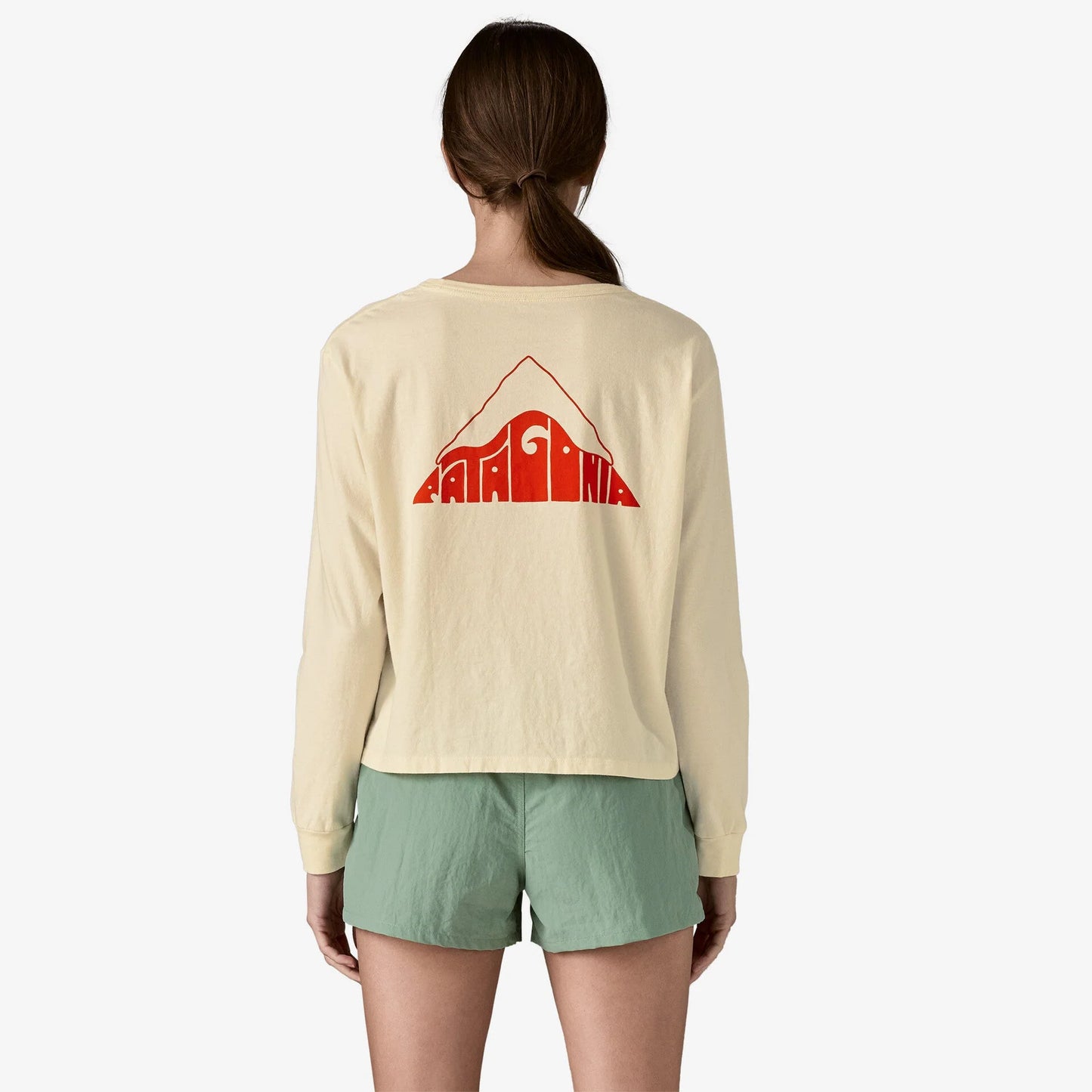 PATAGONIA - Women's Long-Sleeved Driftways Easy-Cut Organic T-Shirt - Undyed Natural