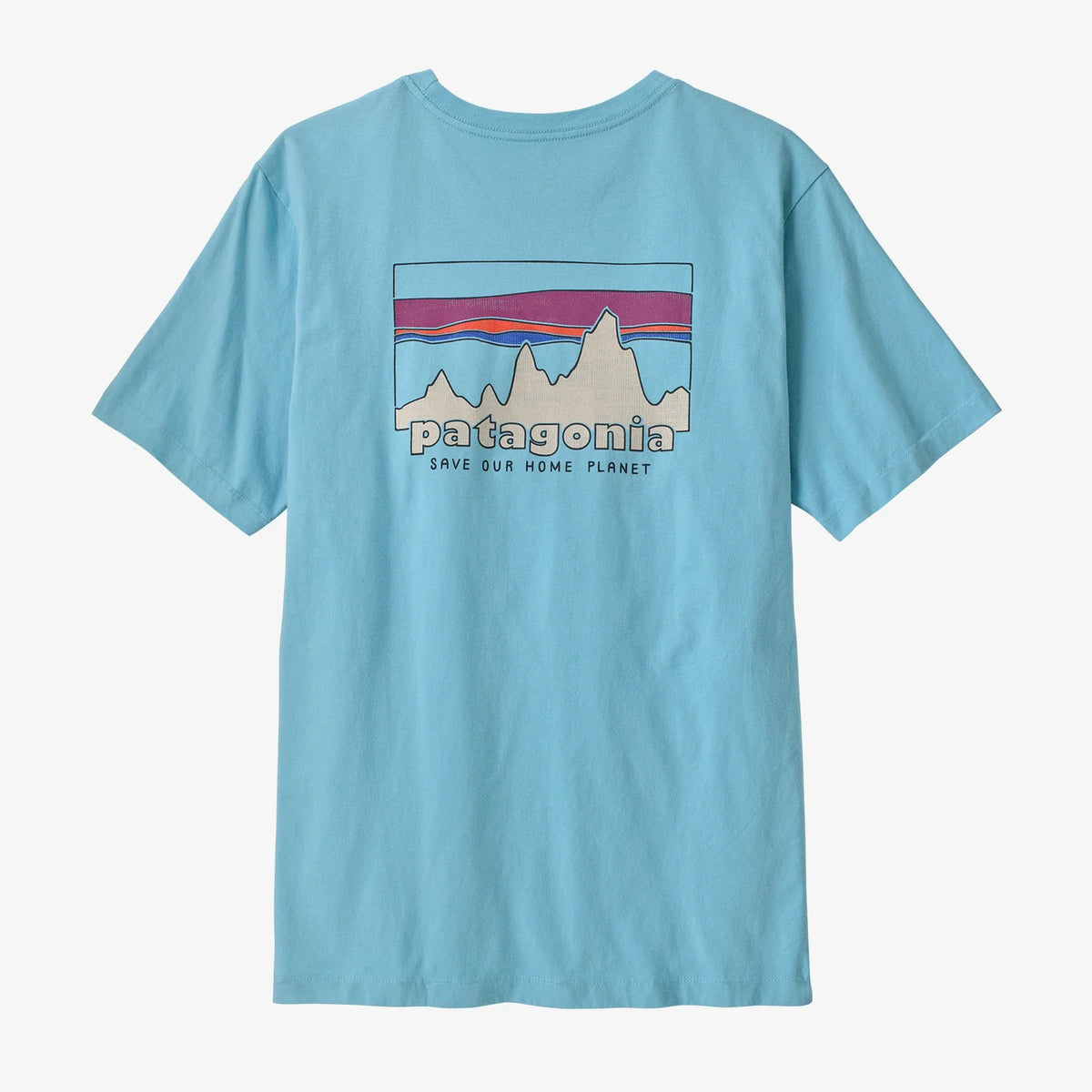 PATAGONIA - Men's '73 Skyline T-Shirt - Snowmelt Blue