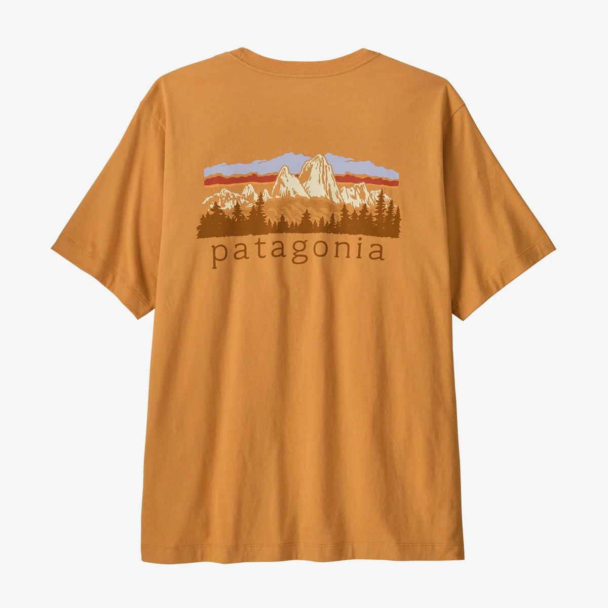 PATAGONIA - Men's Fitz Roy Foothills T- Shirt - DRIED MANGO