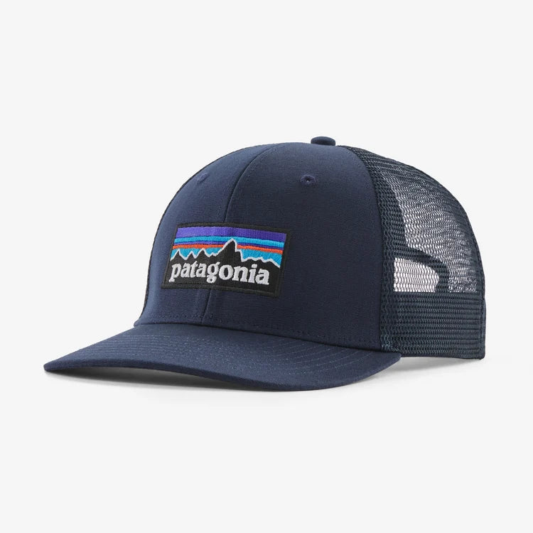 PATAGONIA - P-6 Logo Trucker Hat -  NEW NAVY