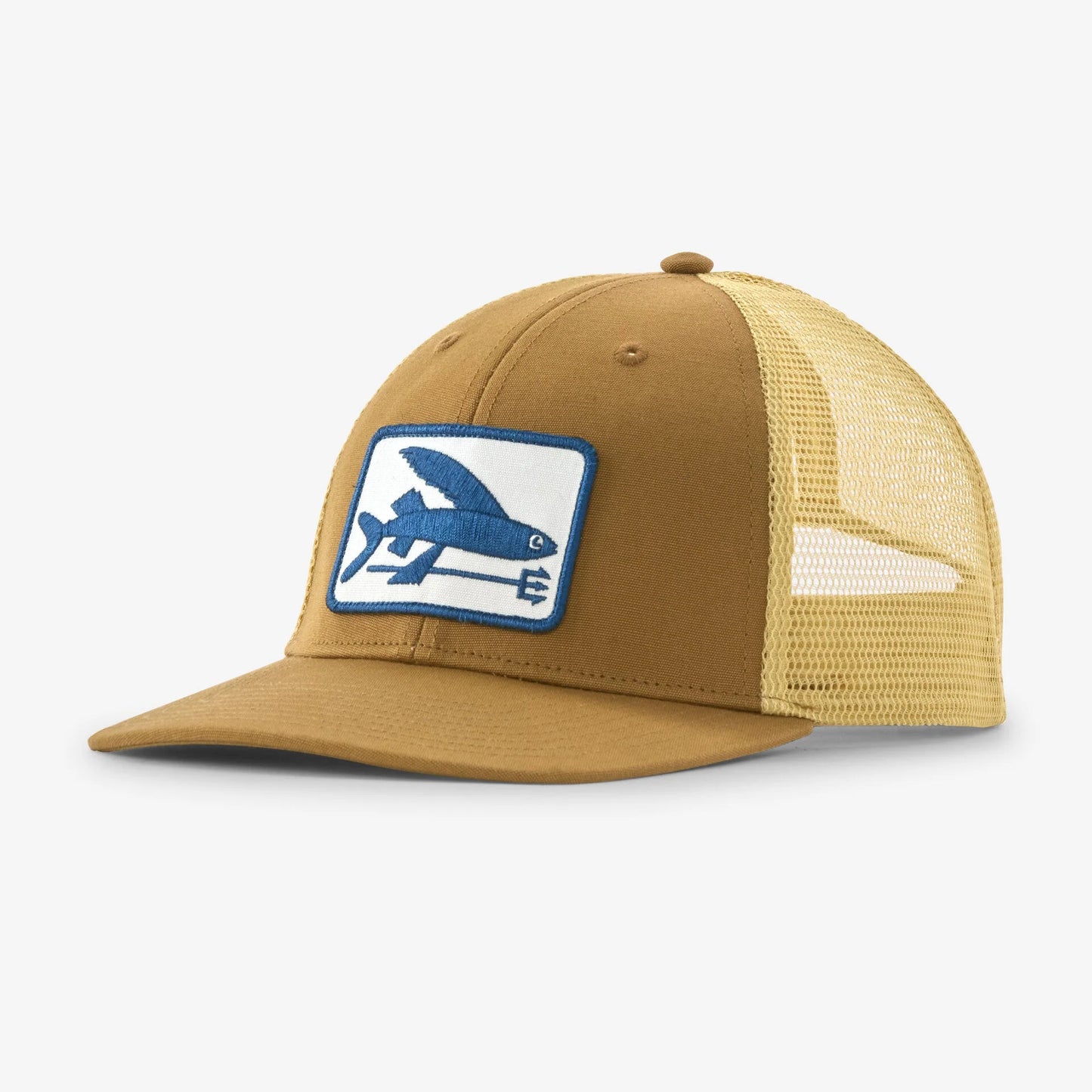 PATAGONIA - Flying Fish LoPro Trucker Hat - Flying Fish Fork: Bobcat Brown