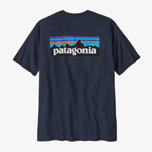 PATAGONIA -Men's P-6 Logo Responsibili-Tee® - New Navy