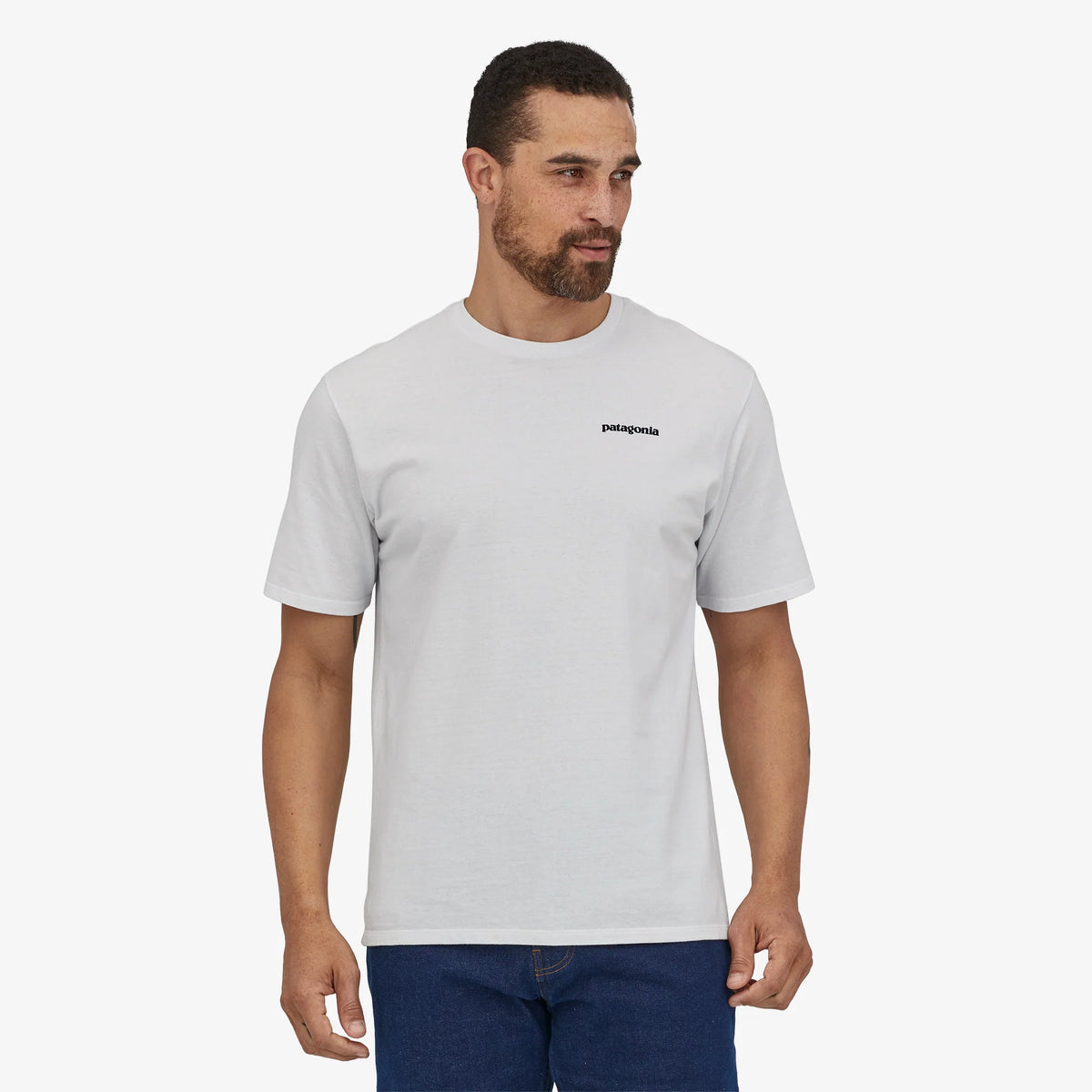 PATAGONIA - P-6 Logo Responsibiliti - Tee - FIBRE WHITE