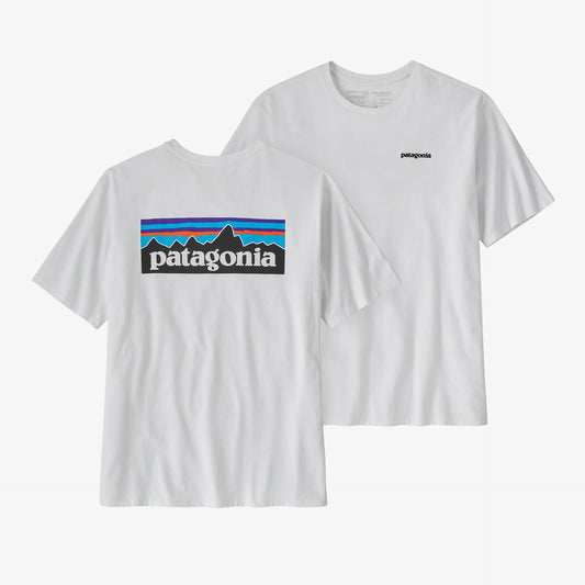 PATAGONIA - P-6 Logo Responsibiliti - Tee - FIBRE WHITE