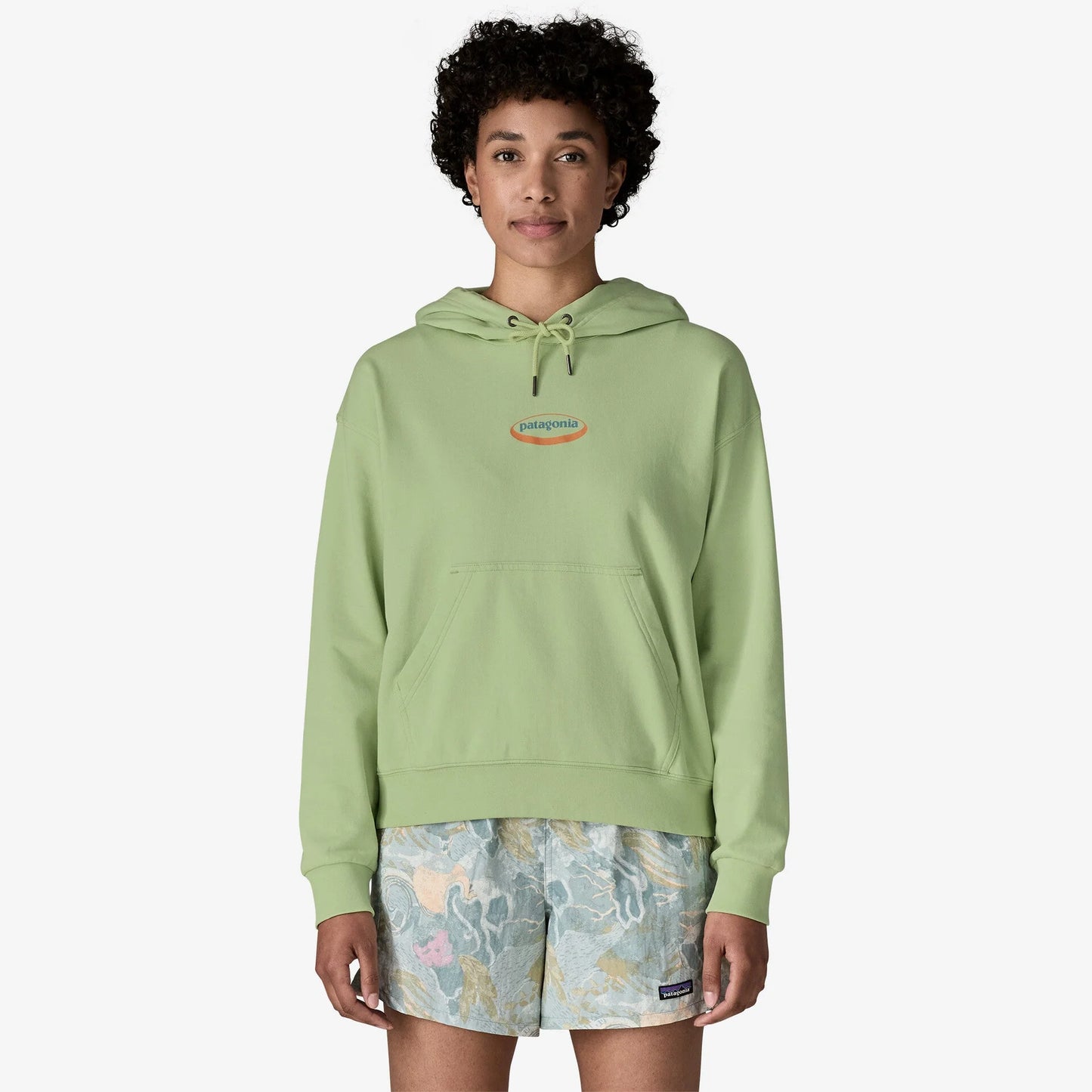 PATAGONIA - Women’s '95 Oval Logo Daily Hoody - Lichen green