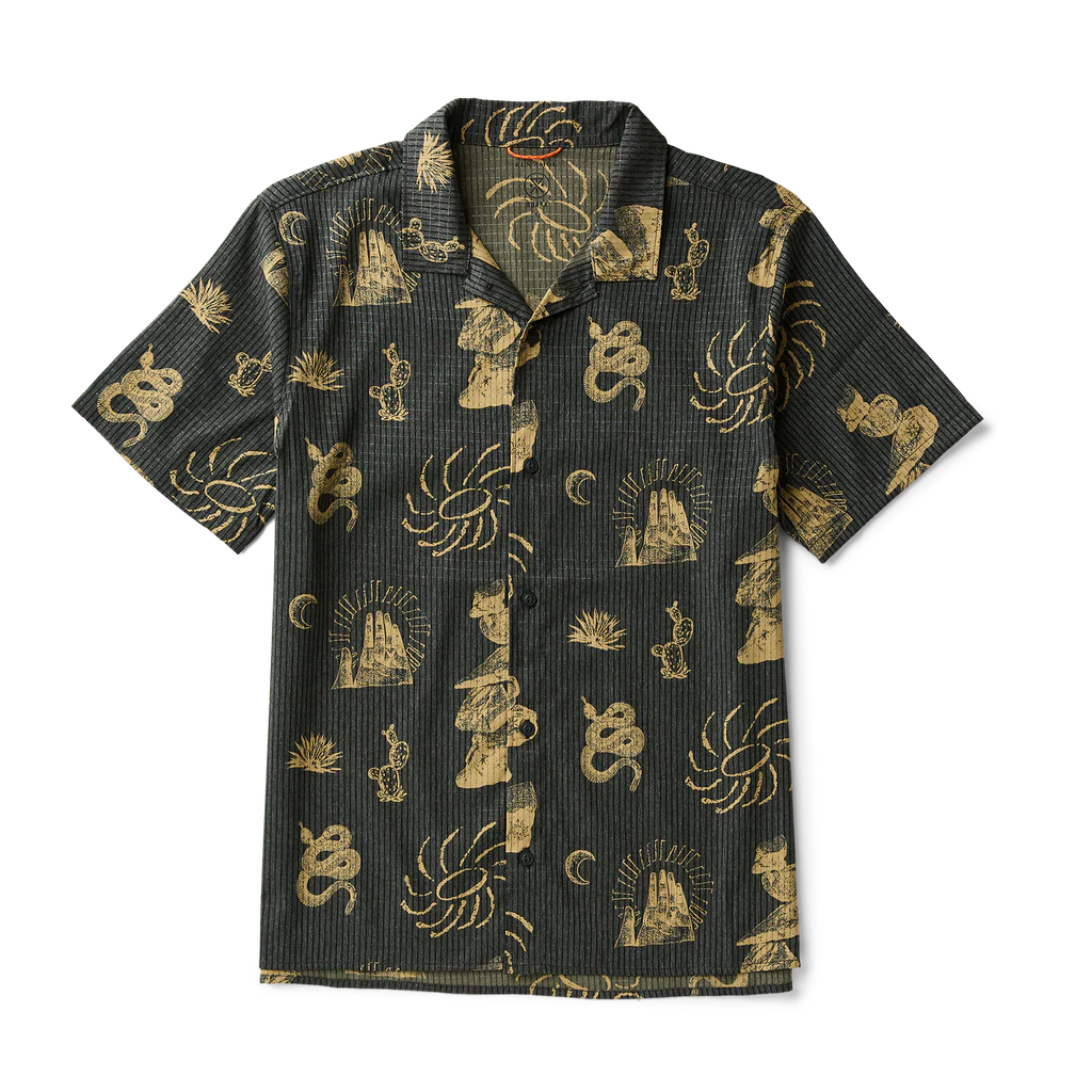 ROARK - Bless Up Breathable Stretch Shirt - Onyx