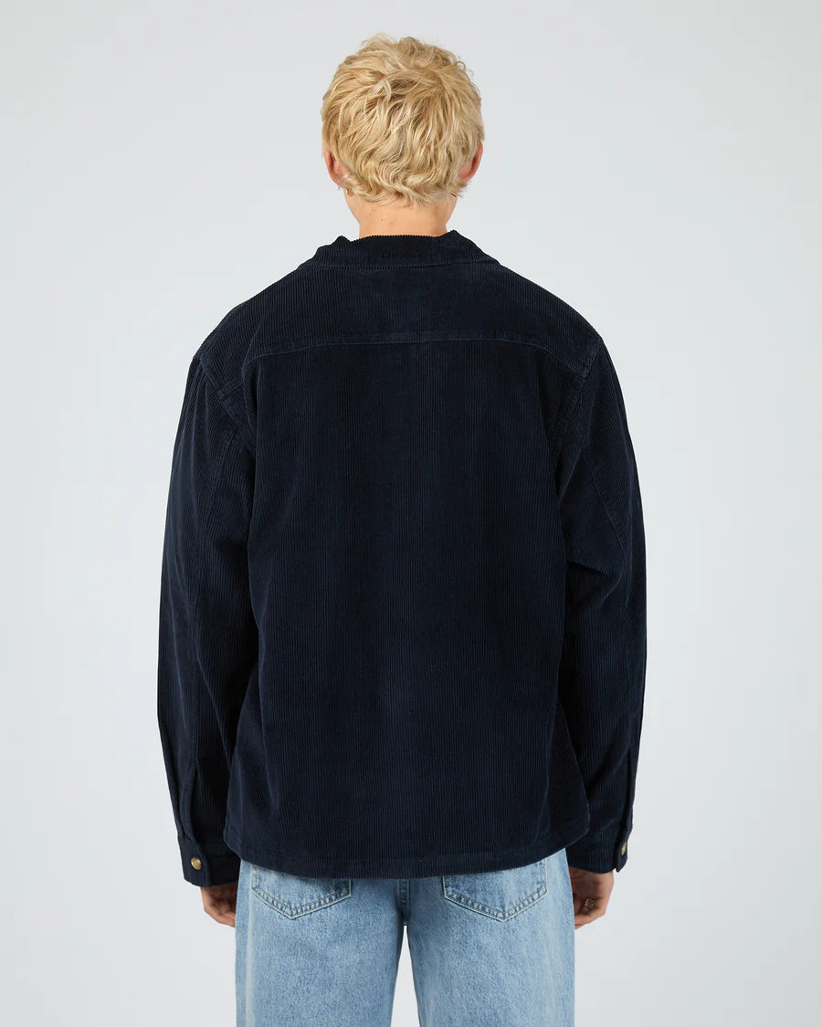 SILENT THEORY - Jameson Cord Shirt - Navy