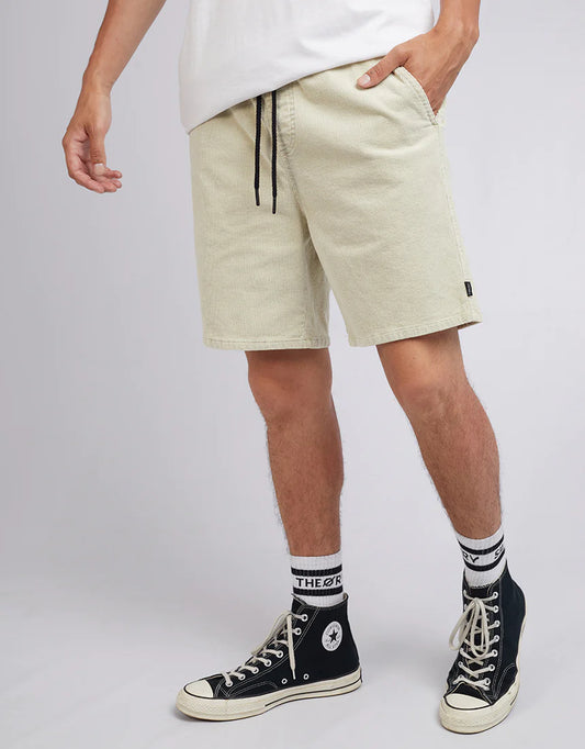 SILENT THEORY - Cord Short - BEIGE