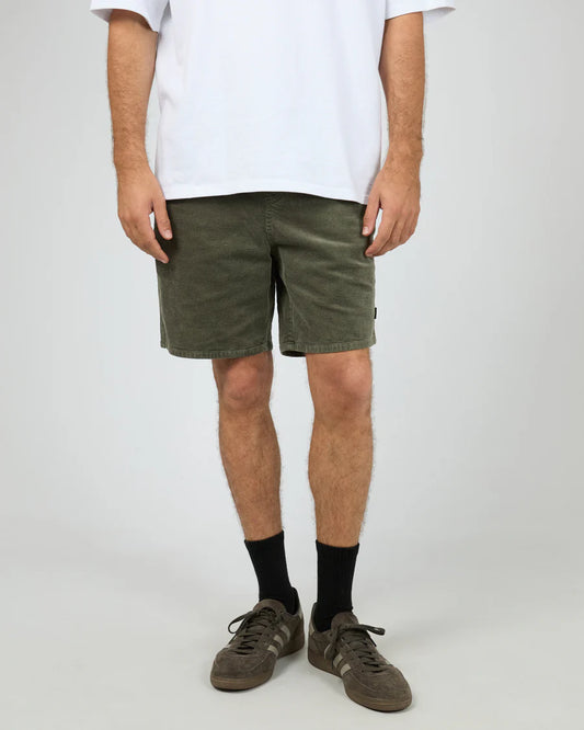 SILENT THEORY - Cord Short - Khaki