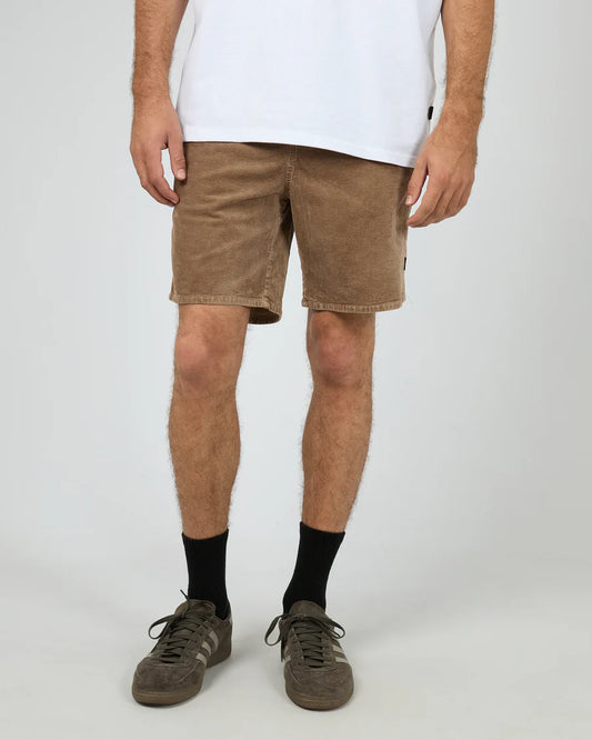 SILENT THEORY - Cord Short - Taupe