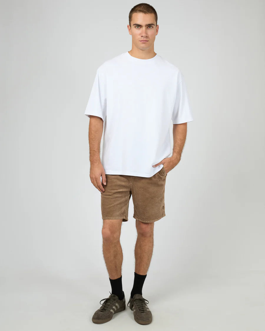 SILENT THEORY - Cord Short - Taupe