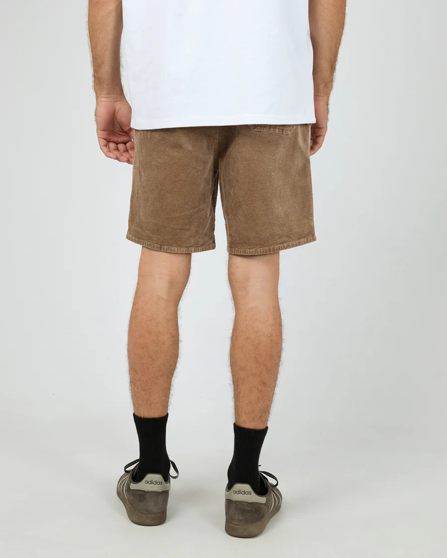 SILENT THEORY - Cord Short - Taupe