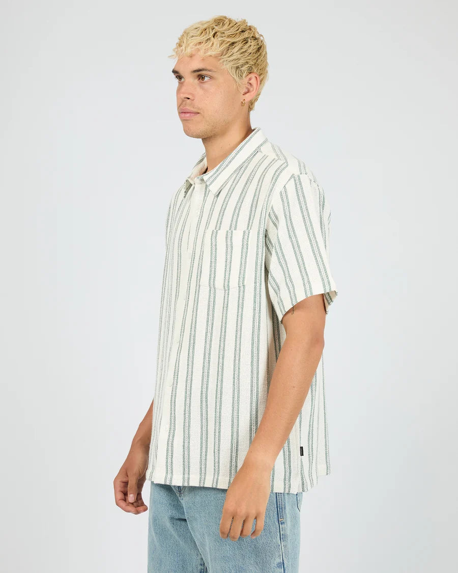SILENT THEORY - Hampton SS Shirt - GREEN