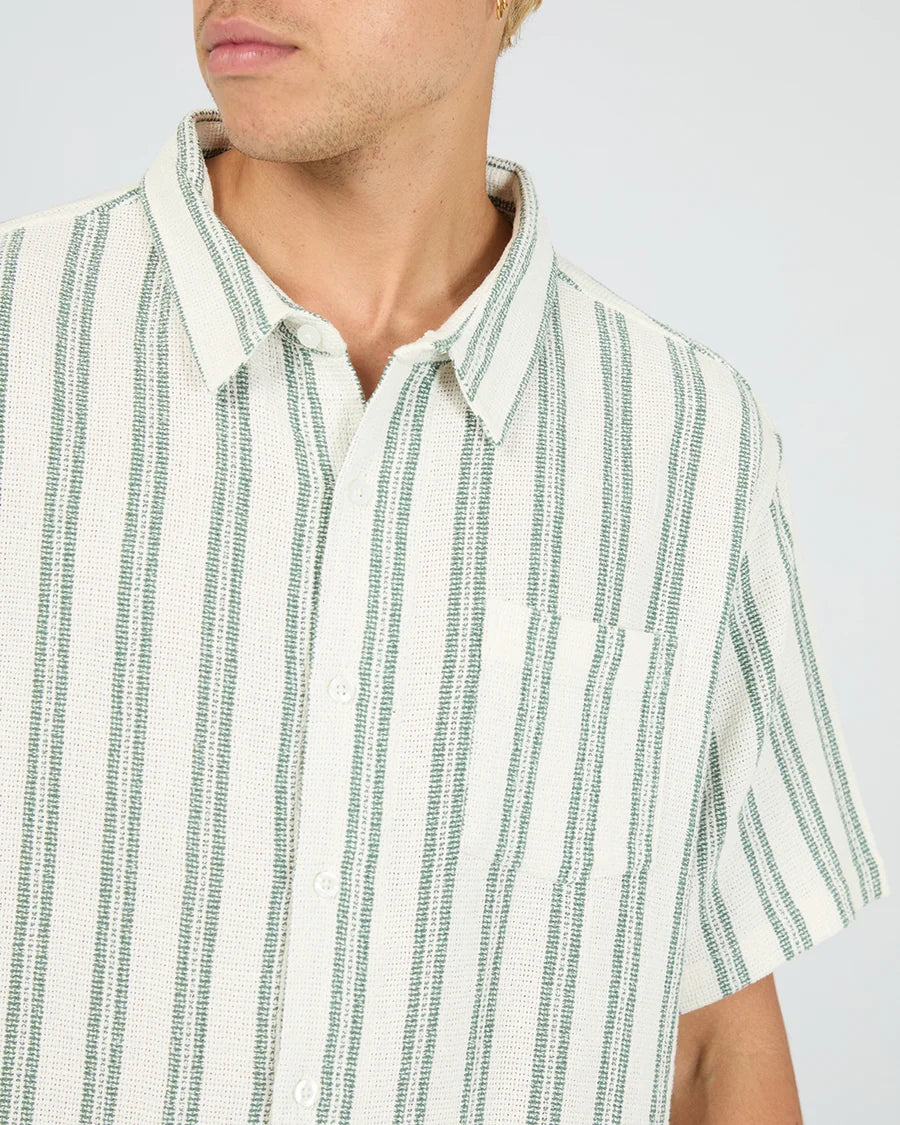SILENT THEORY - Hampton SS Shirt - GREEN