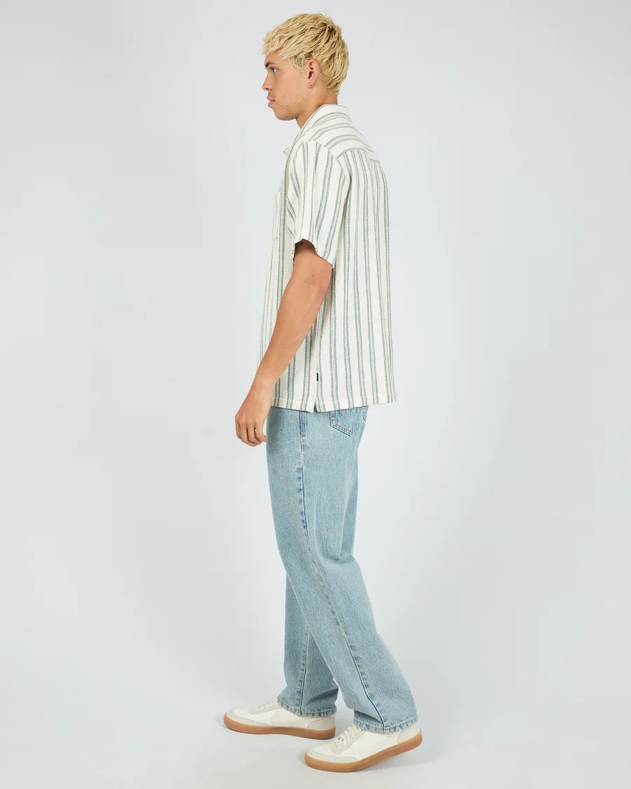 SILENT THEORY - Hampton SS Shirt - GREEN