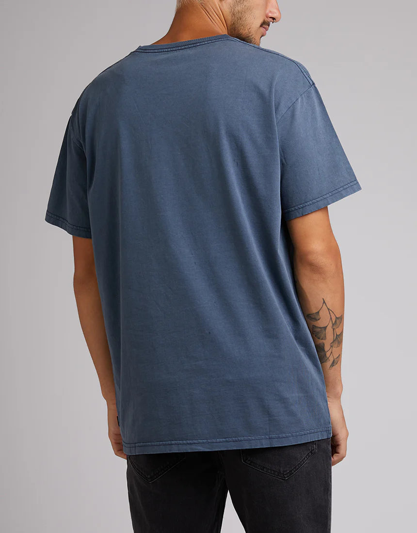 SILENT THEORY - Oversized Tee -Navy