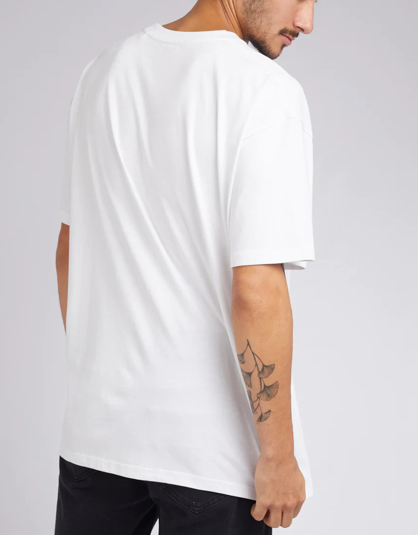 SILENT THEORY - Oversized Tee - White