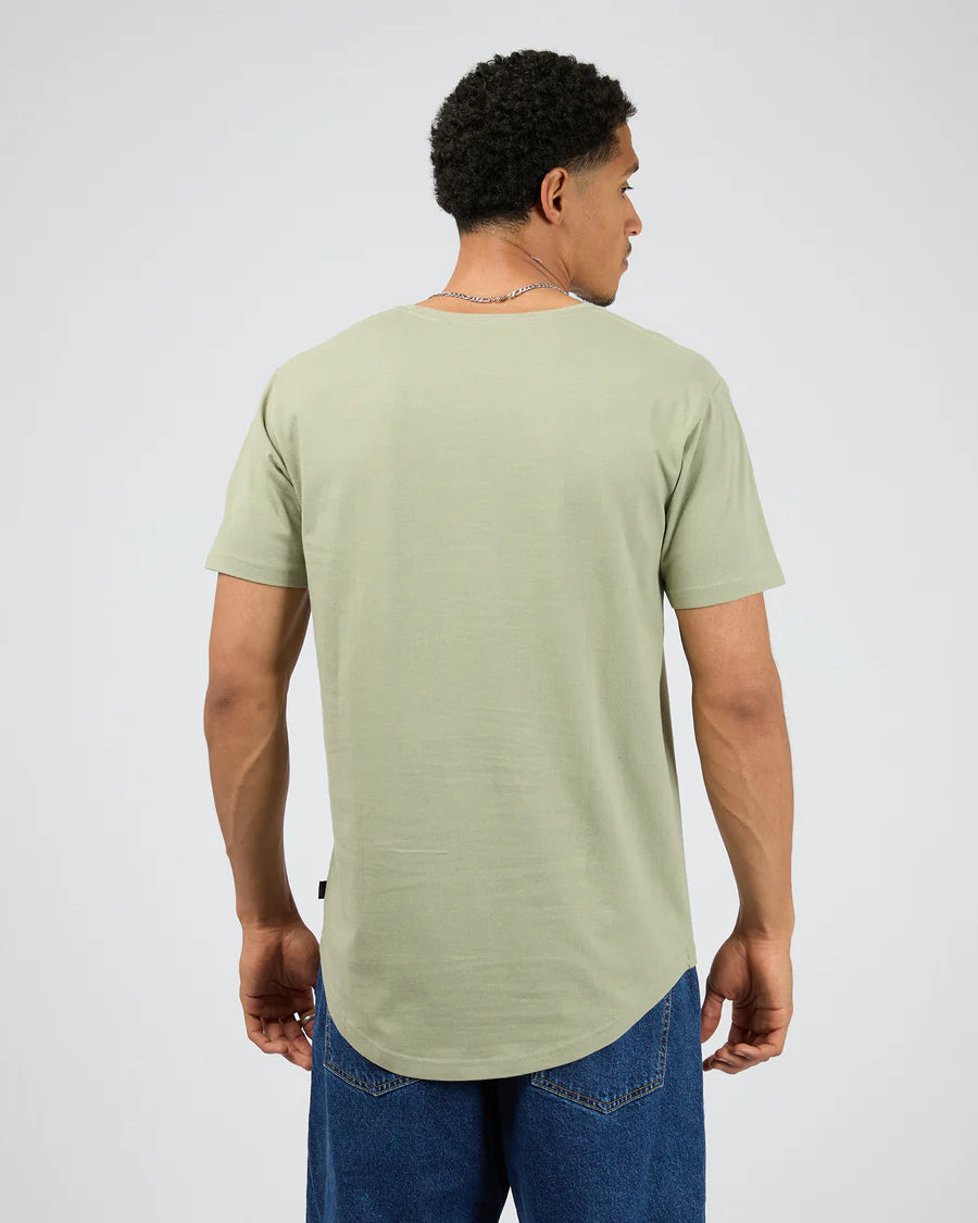 SILENT THEORY - Solid Tail Tee - Sage