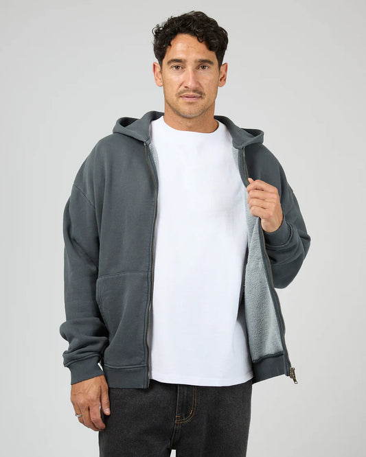 Silent Theory - Box Zip Hoodie - Navy