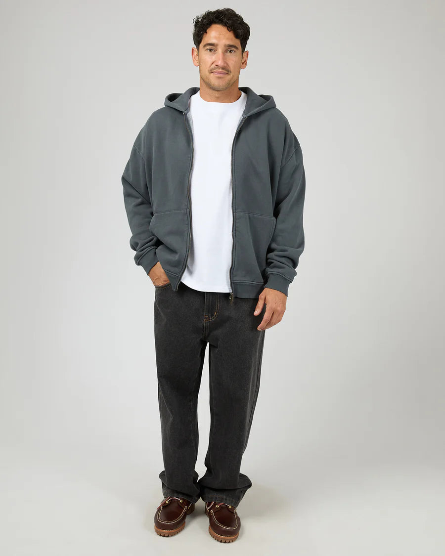 Silent Theory - Box Zip Hoodie - NAVY