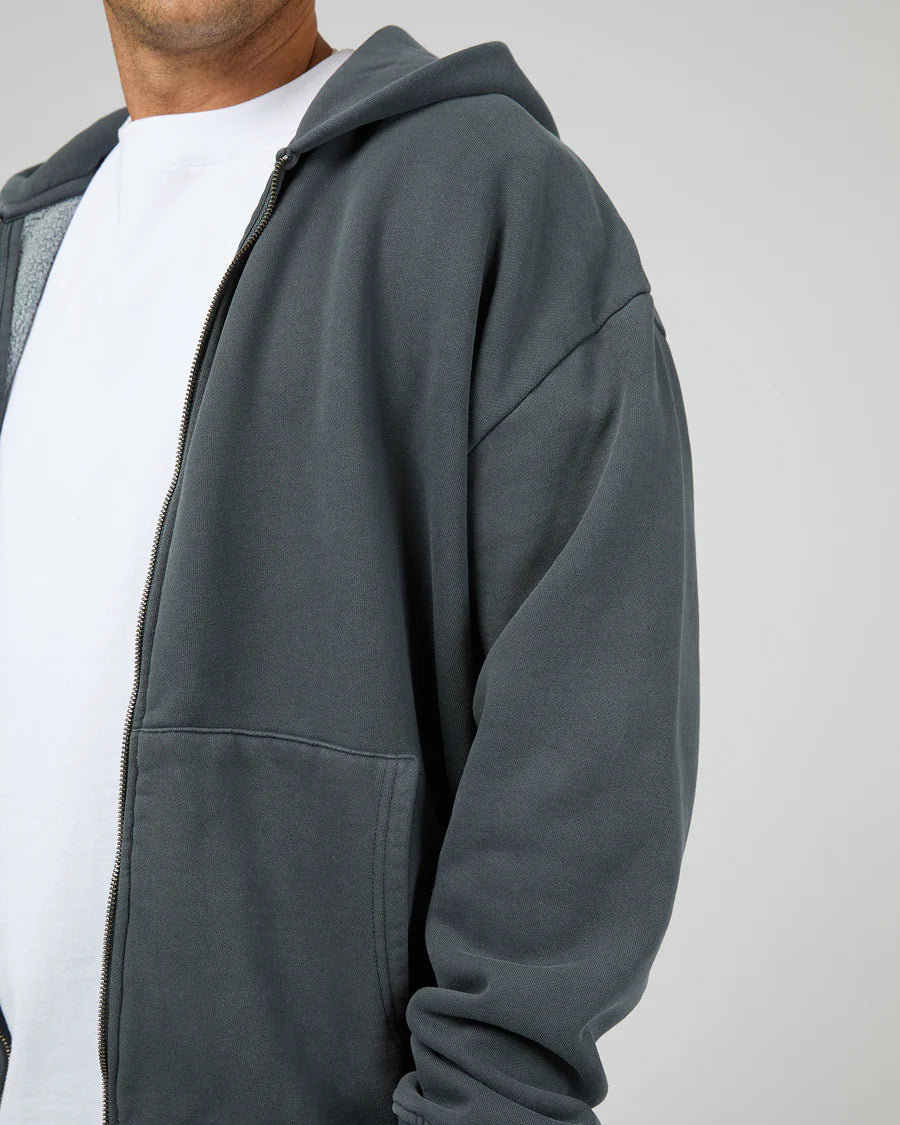 Silent Theory - Box Zip Hoodie - NAVY
