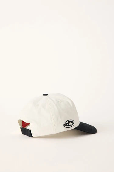 WORSHIP - Toll Free 5 Panel Hat - COCONUT/BLACK