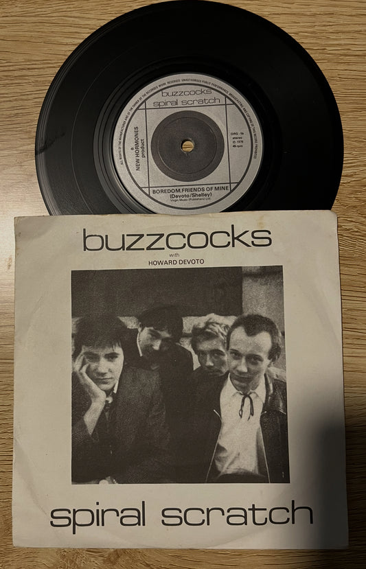 BUZZCOCKS Spiral Scratch 7” EP 1979 UK Punk New Hormones