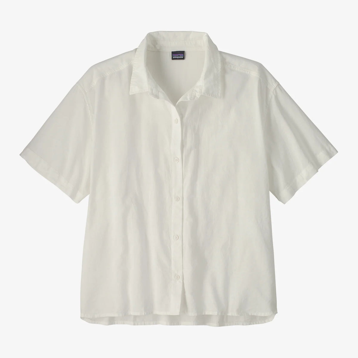 PATAGONIA - W's LW A/C Shirt - Windowpane Dobby: WHITE