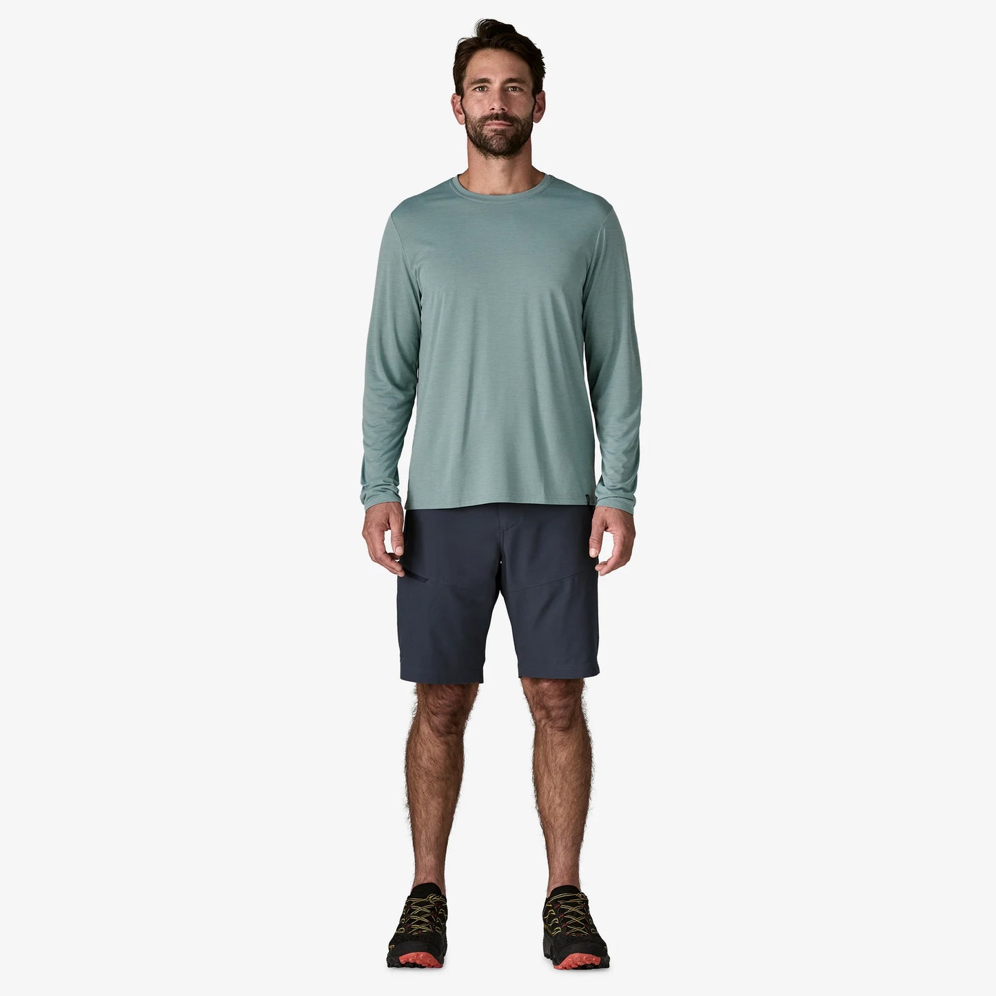 PATAGONIA - Men's Long-Sleeved Capilene® Cool Daily Shirt - Blue Sage - Light Blue Sage X-Dye