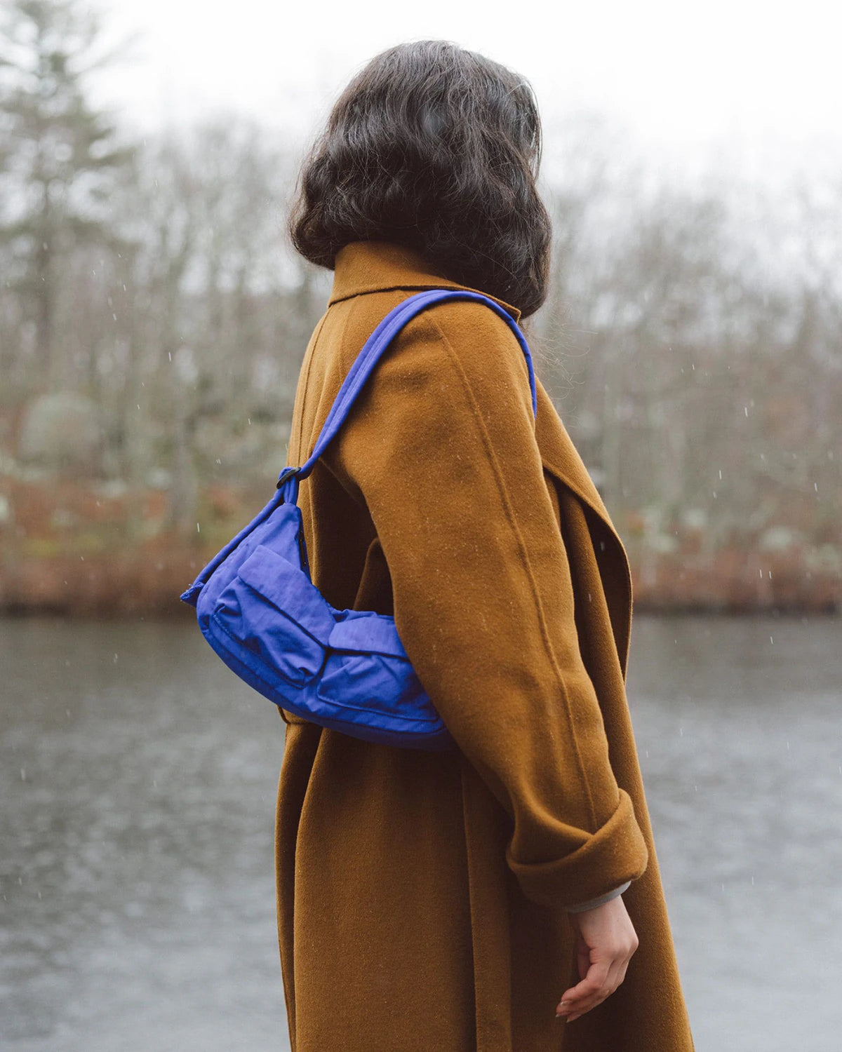 BAGGU - Cargo Shoulder Bag - Lapis