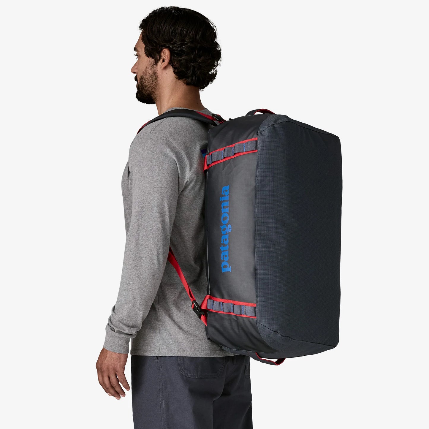PATAGONIA - Black Hole® Duffel 70L - SMOLDER BLUE W/ AMANITA RED