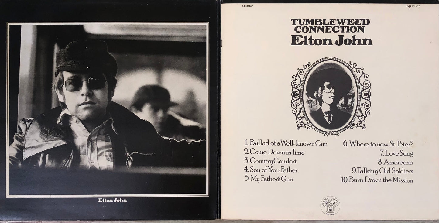 ELTON JOHN Tumbleweed Connection - Translucent Red - EX UK LP RARE