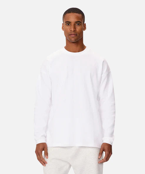 INDUSTRIE - The Bridgeport Waffle L/S Tee - CHALK