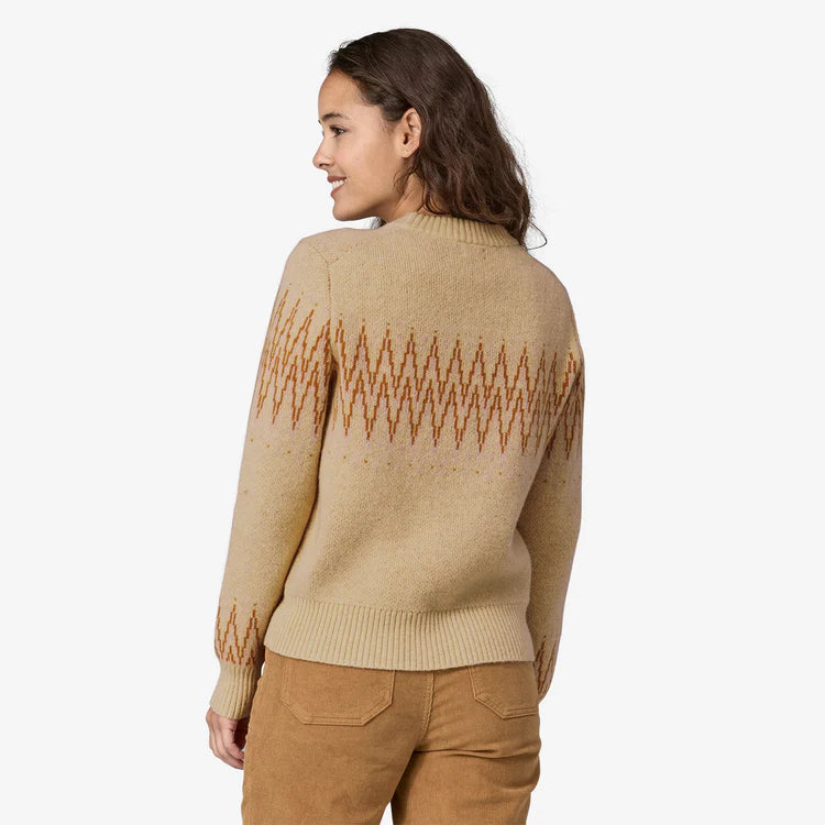 PATAGONIA -  Recycled Wool-Blend Crewneck Sweater - Sea Song: Natural