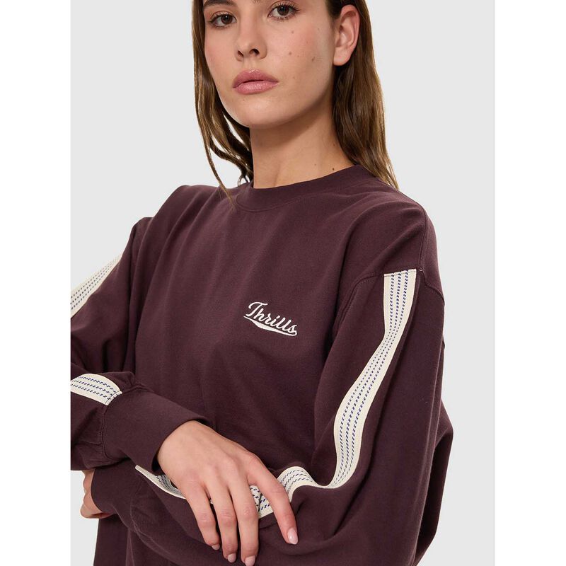 THRILLS - Thrills Off Track Long Sleeve Oversized Tee
