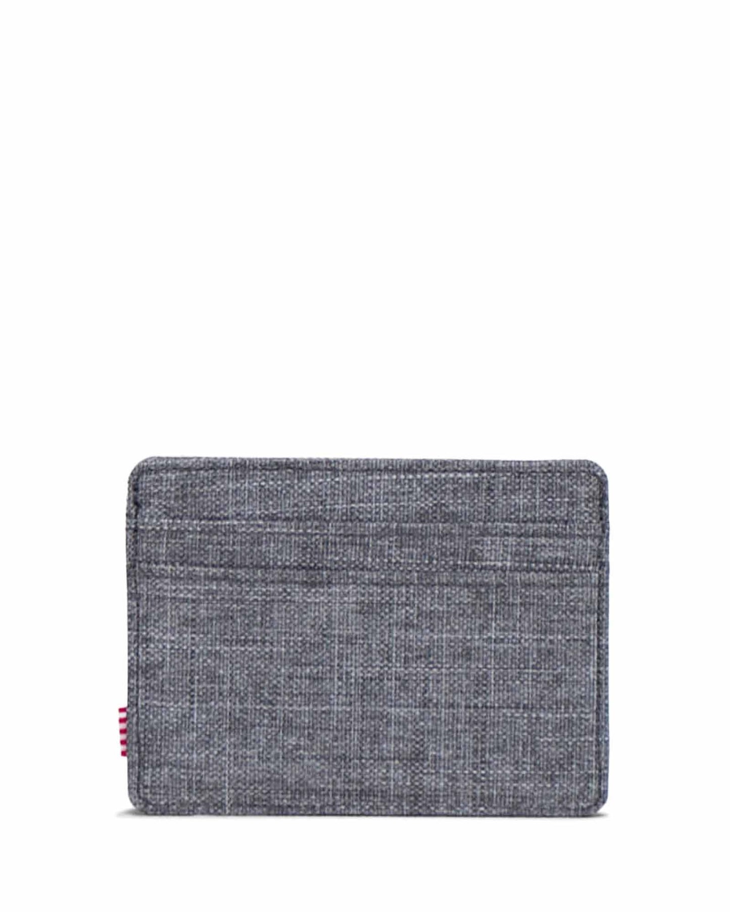 HERSCHEL - Charlie Cardholder  - Raven Crosshatch