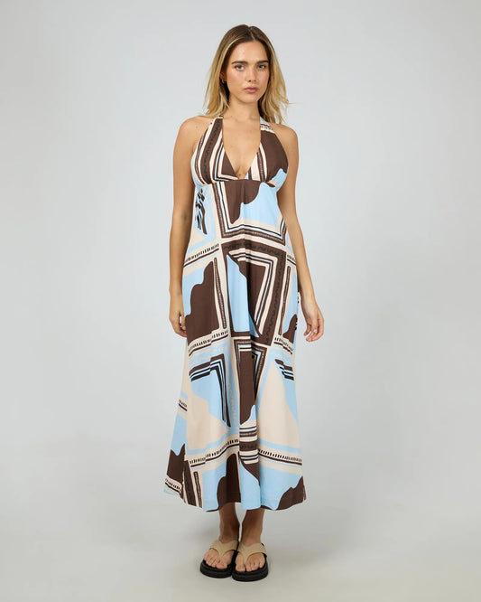 SILENT THEORY - Anitibes Maxi Dress - Blue