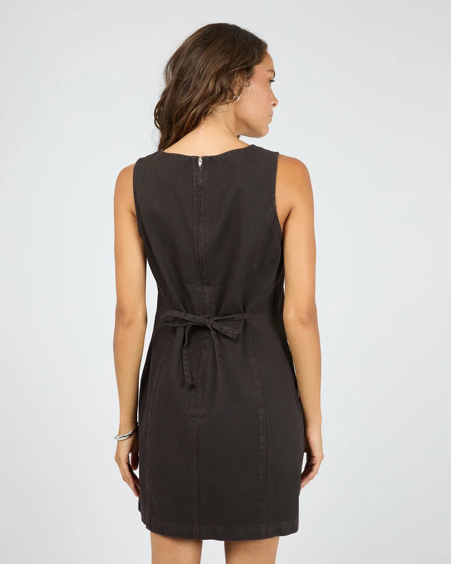 SILENT THEORY - Gemma Mini Dress - CHOCOLATE