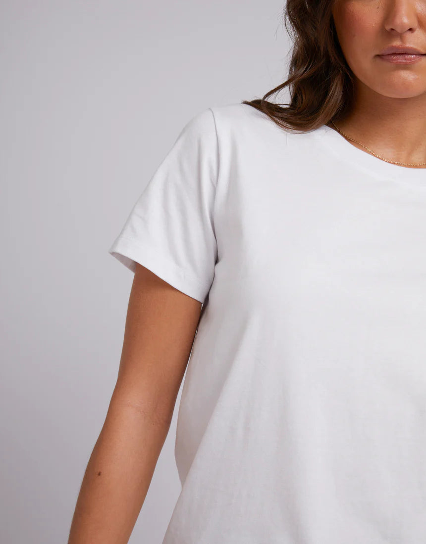SILENT THEORY - Layering Tee - White